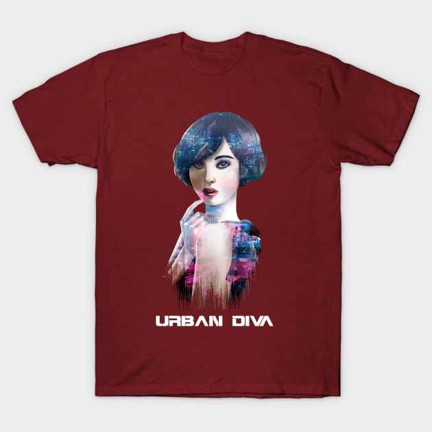 Urban Diva 03 T-Shirt by raulovsky